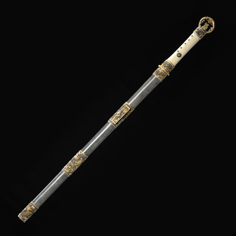 [龍]環首劍|精煉羽毛紋【ZZH-1205】
